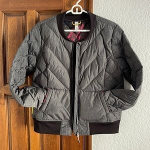 Lole bomber puffy cropped jacket